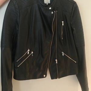 Zara Faux Leather Moto Jacket
